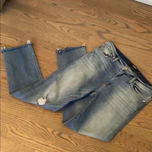 Hudson Nico Distressed Ankle Cigarette Jeans